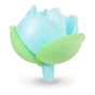 Flor Rosa Emilia de Oblea Azul Cu 25mm 230 un