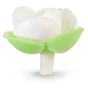 Flor Rosa Emilia de Oblea Branco 25mm 230 un