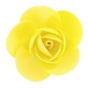 Flor Rosa Linda de Oblea Amarelo 55mm 90 un
