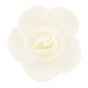 Flor Rosa Linda de Oblea Branco 55mm 90 un
