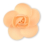 Flor Rosa Linda de Oblea Laranja 55mm 90 un