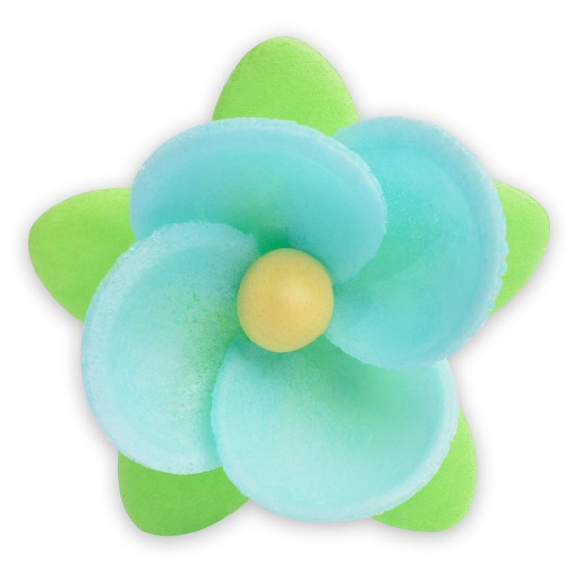 Flor Lucia de Oblea Azul Cu 45mm 180 un