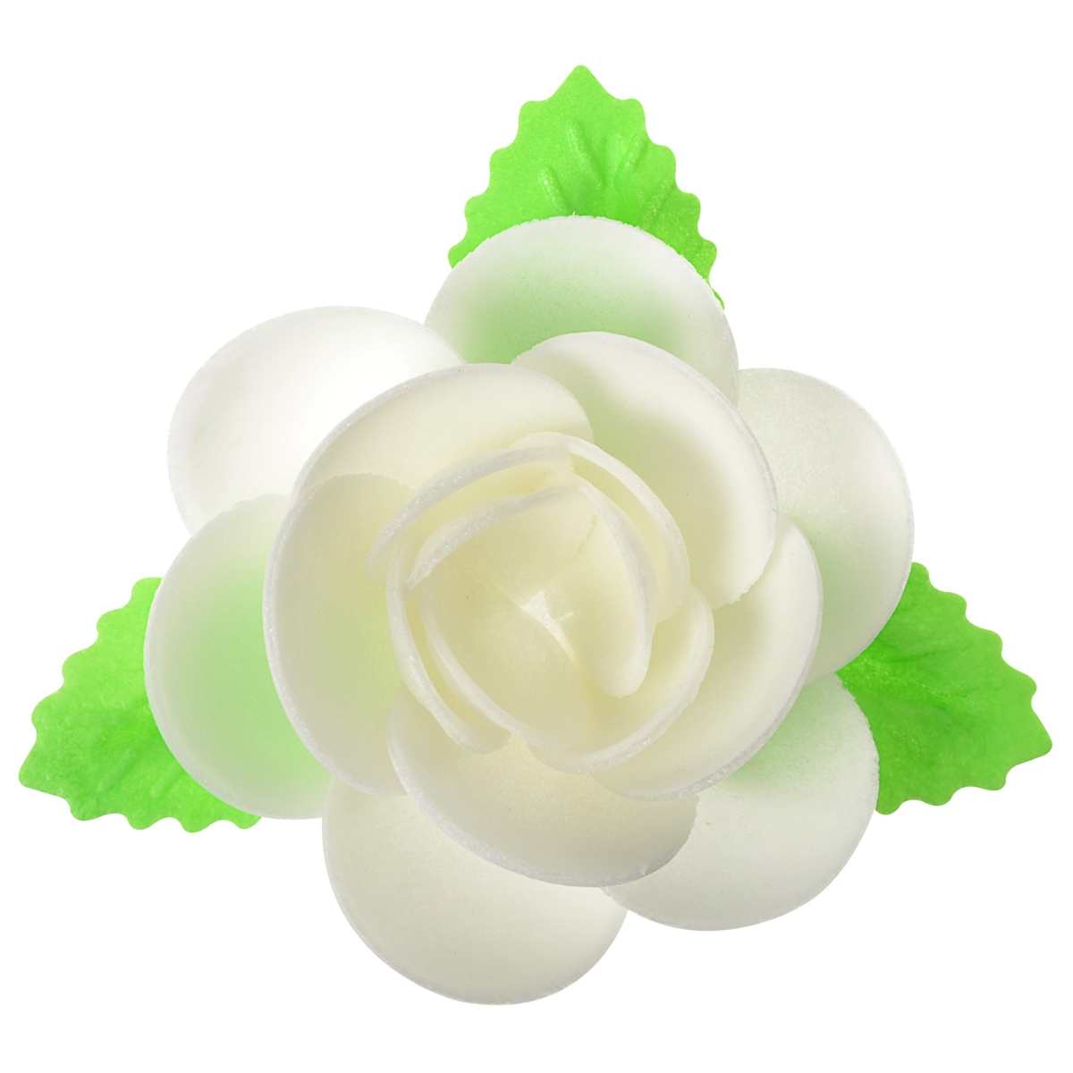 Flor Magnolia de Oblea Branco 90mm 40 un