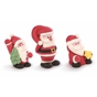 Figuras de Pai Natal A��car 30x50mm 3 Modelos 48 un