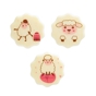 Decoraes de Chocolate Barbara Decor - Lambs Set 37mm 105 un