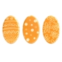 Decoraes de Chocolate Barbara Decor - Easter Egg Orange Set 24x40mm 165 un