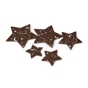 Modecor Formas Finas - Estrelas Chocolate Negro 25x5 un