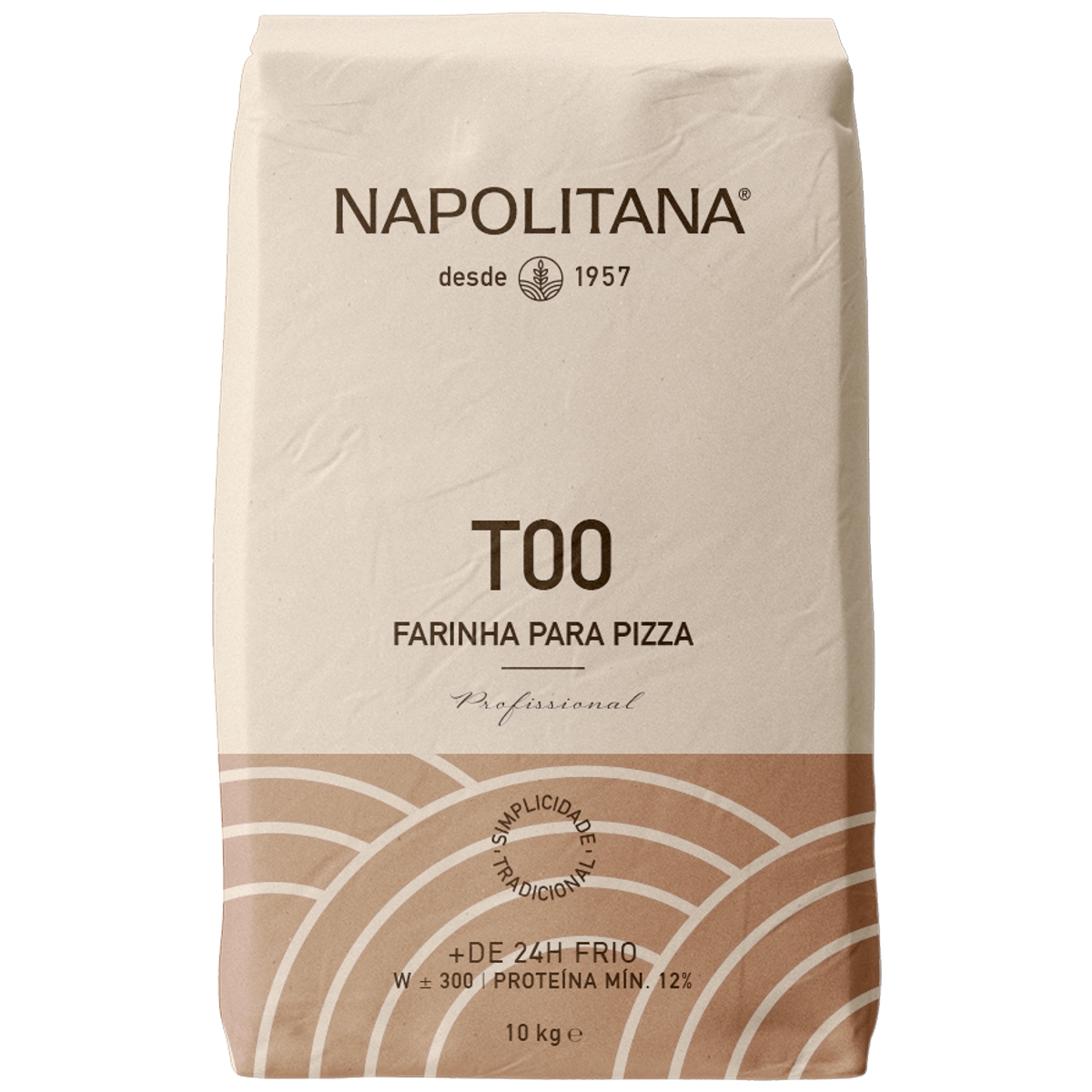 Farinha de Trigo para Pizza Castanha Napolitana 10kg