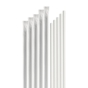 Palhinha Direita em Papel Embrulhada Individualmente - Branca  8x230mm 100un