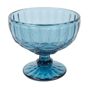 Taa de Vidro Vintage Azul para Sobremesas 380ml 120x105mm 6 un