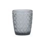 Copo de Vidro Vintage Cinzento para Bebidas 300ml 82x100mm 6 un