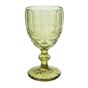Calice de Vidro Vintage Verde para Bebidas 260ml 80x155mm 6 un