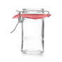 Frasco de Vidro com Tampa Clip e Papel Vichy 45ml 45x60mm 96 un