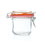 Frasco de Vidro com Tampa Clip e Papel Vichy 200ml 80x85mm 48 un
