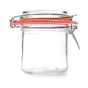 Frasco de Vidro com Tampa Clip e Papel Vichy 250ml 85x100mm 24 un