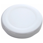 Tampa metlica branca para Garrafa de Vidro Transparente Quadrada 300ml 60x60x150mm 52 un
