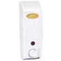 Dispensador de Gel de Banho e Champ 400ml Plstico ABS Branco 85x85x250mm