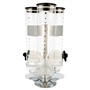 Dispensador Acrilico Triplo de Cereais com Base Giratria 200x200x450mm 1 un