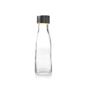 Garrafa Vidro Transaprente + Tampa Ao 285ml 55x180mm 48 un