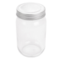 Frasco de Conservao em Vidro com Tampa Metal 450ml 80x130mm 24 un