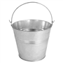 Mini Balde em Metal Galvanizado 140x140mm 12 un