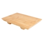Base Retangular em Bamb natural para Sushi 205x150x30mm 1 un