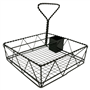 Cesta em Ferro Forjado Preto para Condimentos 250x250x240mm 1 un