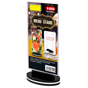 Porta Menus de mesa rotativo em Plstico PS 100x200mm 30 un