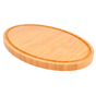 Tbua Oval em Bamb Natural 306x204x20mm 1 un
