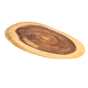 Tbua Oval em Madeira de Accia 508x203x19mm 6 un
