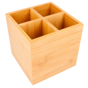 Caixa de Apresentao Buffet em Bamb para Talheres 150x150x150mm 1 un