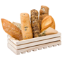 Caixa de Apresentao Buffet em Madeira Natural 216x102x60mm 1 un