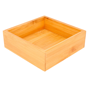 Caixa de Apresentao Buffet em Bamb Natural 155x155x50mm 6 un