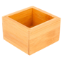 Caixa de Apresentao Buffet em Bamb Natural 80x80x50mm 6 un