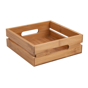 Caixa de Apresentao Buffet em Bamb Natural 200x200x70mm 1 un