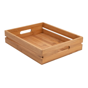 Caixa de Apresentao Buffet em Bamb Natural 325x265x70mm 1 un