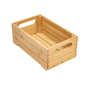 Caixa de Apresentao Buffet em Bamb Natural 265x162x100mm GN 1/4 1 un
