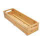 Caixa de Apresentao Buffet em Bamb Natural 530x162x100mm GN 2/4 1 un