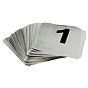 Jogo de Nmeros de Mesa em Inox de 26 A 50 95x88mm 25un