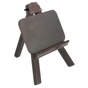 Mini cavalete de madeira com quadro negro 110x155mm 1 un