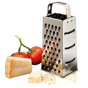 Ralador Raspador de 4 Utilizaes 105x80x230mm em Inox