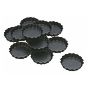 Conjunto de 12 Formas Molde em Aluminio Anti-aderente para Pastelaria - Tartelete 60x25mm