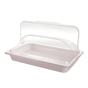 Tampa Cpula Articulada em Policarbonato 535x338x140mm para Cuba Gastronorm 1/1 1 un