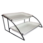 Suporte de Ferro Preto de 2 Nveis para Cubas Gastronorm 1/1 565x490x360mm 1 un