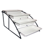 Suporte de Ferro Preto de 4 Nveis para Cubas Gastronorm 1/3 360x490x360mm 1 un