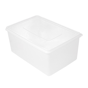 Recipiente de Plstico PP Branco para Conservao 345x230x160mm 9650ml