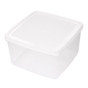 Recipiente de Plstico PP Branco para Conservao 185x185x110mm 2500ml