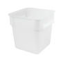 Recipiente de Plstico PP Branco para Conservao 180x180x190mm 4L