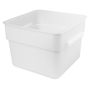 Recipiente de Plstico PP Branco para Conservao 285x285x210mm 12L