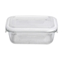 Recipiente de Conservao de Vidro com Tampa 370ml 154x112x60mm 6 un